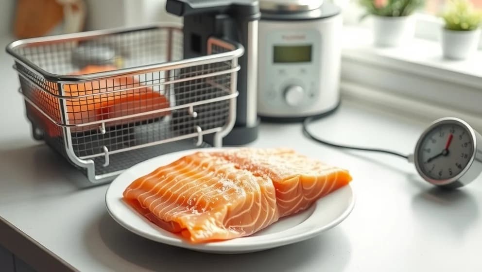 Fryst lax i airfryer hur lång tid behövs